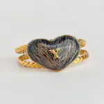 Anillo Joya con Alma — Pelo de Mascota