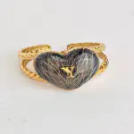 Anillo Joya con Alma — Pelo de Mascota