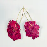 Pendientes Hortensia Fucsia