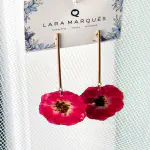 Pitimini Rose Fine Hoop Earrings