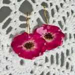 Pitimini Rose Fine Hoop Earrings